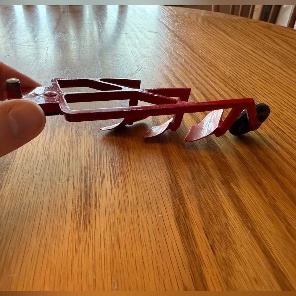 Vintage Red ERTL Cultivator
